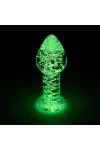 Glow in The Dark Glass Butt Plug von Intoyou Shining Line kaufen - Fesselliebe