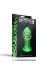 Glow in The Dark Glass Butt Plug von Intoyou Shining Line kaufen - Fesselliebe