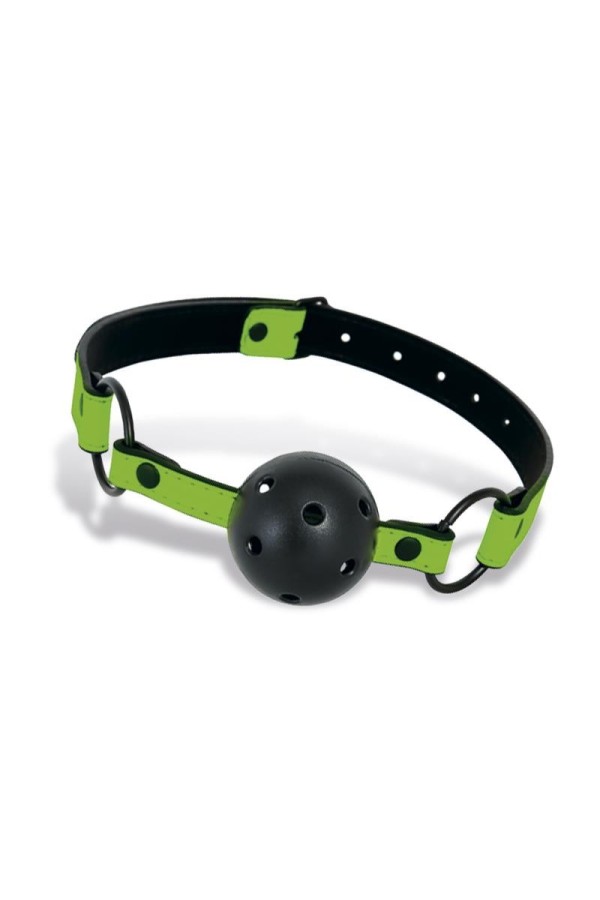 Im Dunkeln leuchtender atmungsaktiver Ballknebel von Intoyou Shining Line kaufen | Fesselliebe