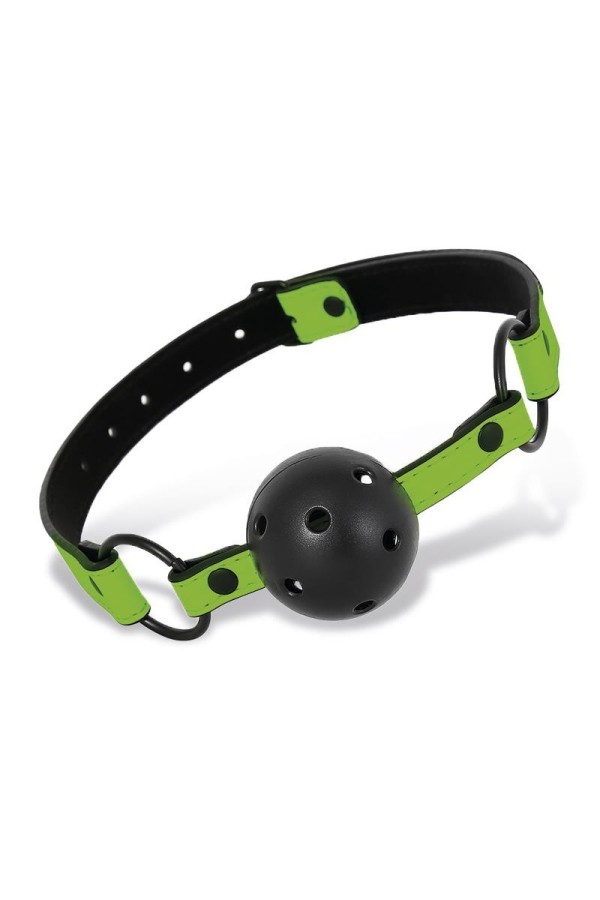 Im Dunkeln leuchtender atmungsaktiver Ballknebel von Intoyou Shining Line kaufen | Fesselliebe