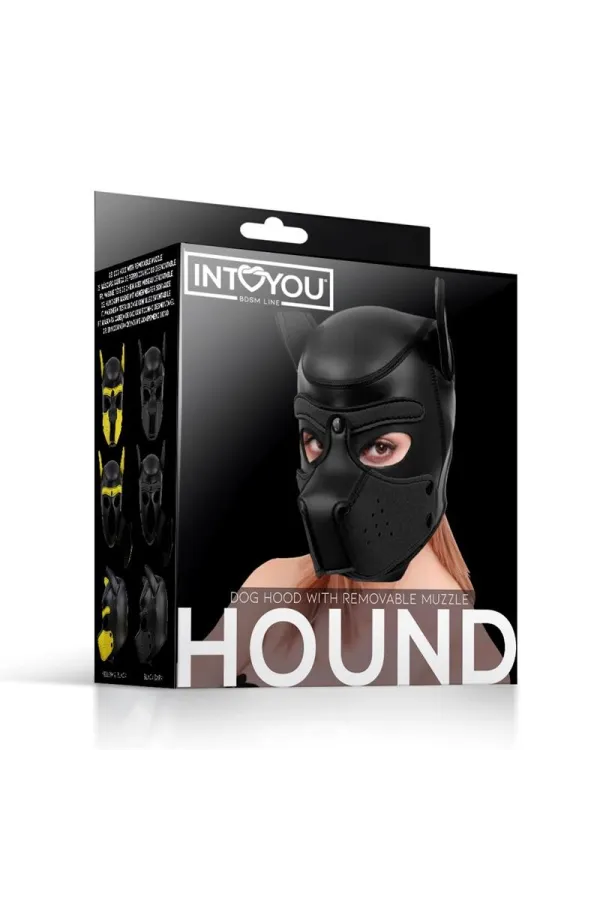 Hound Neopren Dog Hound Abnehmbarer Maulkorb, Schwarz, Einheitsgrösse von Intoyou Bdsm Line kaufen - Fesselliebe