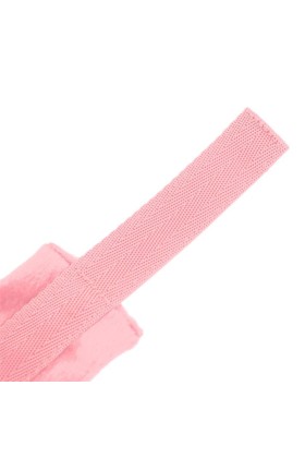 Handschellen mit Klettverschluss und langem Fell Rosa von Intoyou Bdsm Line kaufen | Fesselliebe