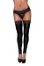 Powerwetlook Stockings mit Elastischen Bändern F158 von Noir Handmade Muse Collection