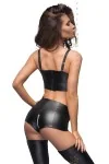 High Waist Powerwetlook Shorts mit Reißverschluss F164 von Noir Handmade Bitch Collection kaufen - Fesselliebe