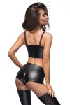 High Waist Powerwetlook Shorts mit Reißverschluss F164 von Noir Handmade Bitch Collection kaufen - Fesselliebe