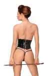 Pvc Korsett mit Verstellbarer Schnürung auf Der Rückseite F193 von Noir Handmade Decadence Collection kaufen - Fesselliebe