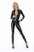 Powerwetlook Catsuit mit Frontreißverschluss F293 von Noir Handmade