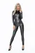 Powerwetlook Catsuit mit Frontreißverschluss F293 von Noir Handmade