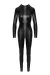 Powerwetlook Catsuit mit Frontreißverschluss F293 von Noir Handmade