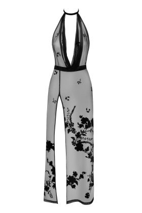F312 Langes Kleid aus Netzmaterial von Noir Handmade kaufen | Fesselliebe