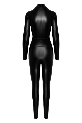 F319 Powerwetlook Catsuit mit Reißverschluss und Ring von Noir Handmade kaufen | Fesselliebe
