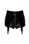 F325 Wetlook Shorts mit PVC Strumpfhaltern kaufen - Fesselliebe