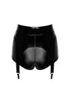 F325 Wetlook Shorts mit PVC Strumpfhaltern kaufen - Fesselliebe