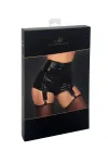 F325 Wetlook Shorts mit PVC Strumpfhaltern kaufen - Fesselliebe