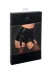 F325 Wetlook Shorts mit PVC Strumpfhaltern