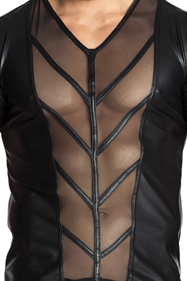 Schwarzes Shirt H029 von Noir Handmade kaufen | Fesselliebe