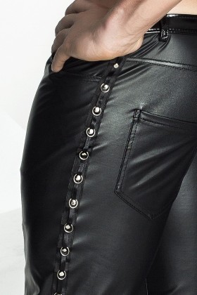 Schwarze Lange Hose H039 von Noir Handmade kaufen | Fesselliebe