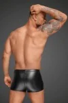 Powerwetlook Shorts mit Dekorativen Pvc Zierfalten H054 von Noir Handmade Decadence Collection kaufen - Fesselliebe