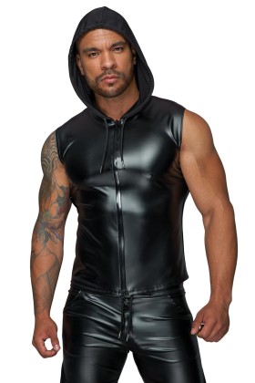 Kapuzenshirt mit Zwei-Wege Zipper H062 von Noir Handmade Missbehaved Collection kaufen | Fesselliebe