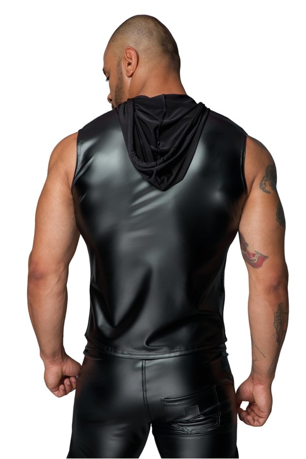 Kapuzenshirt mit Zwei-Wege Zipper H062 von Noir Handmade Missbehaved Collection kaufen | Fesselliebe