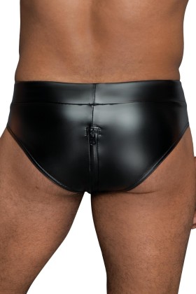 Shorts mit Durchgehendem Reißverschluss H065 von Noir Handmade Missbehaved Collection kaufen | Fesselliebe