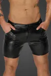 Snake Wetlook Shorts H068 von Noir Handmade Alpha Collection kaufen - Fesselliebe