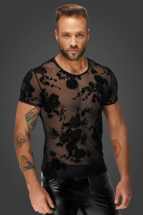 Flower Flock T-Shirt H073 von Noir Handmade Alpha Collection kaufen | Fesselliebe