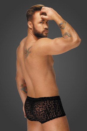 Leopard Flock Shorts H072 von Noir Handmade Aplpha Collection kaufen | Fesselliebe