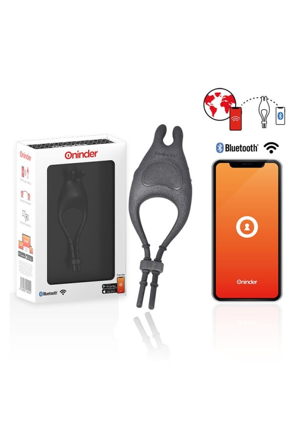 Pampa wiederaufladbarer Einstellbarer Vibratorring mit Klitorisstimulator 10 Geschwindigkeiten - mit kostenloser App von Oninder kaufen | Fesselliebe