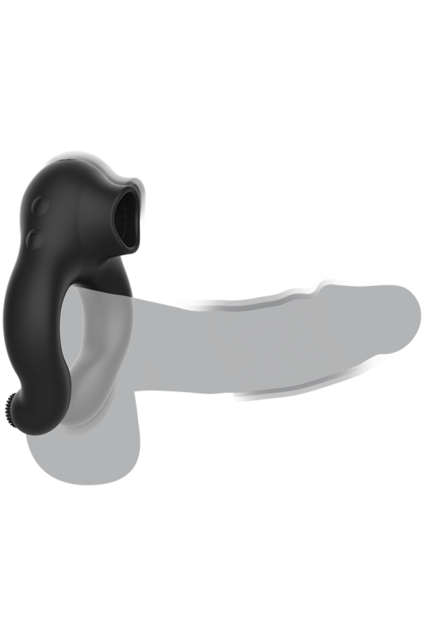 Pampa wiederaufladbarer Einstellbarer Vibratorring mit Klitorisstimulator 10 Geschwindigkeiten - mit kostenloser App von Oninder kaufen | Fesselliebe