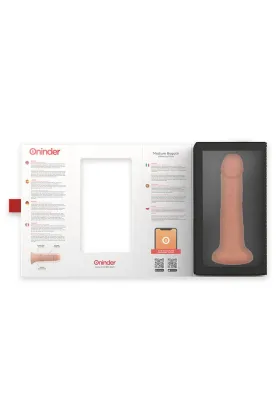 Kleiner Bogotá-Vibratordildo 9 Geschwindigkeiten Natürlich 17.5 cm -O- 4 cm - Kostenlose App von Oninder