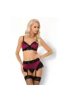 Randy 3er Set Burgunder-schwarz von CoFashion Lingerie