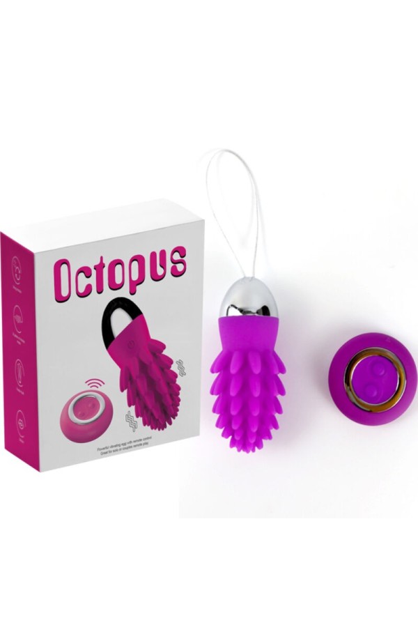 Octopus Cactus Vibrierendes Ei Violet mit Fernbedienung von Armony Stimulators kaufen | Fesselliebe