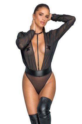 F328 Mesh Body mit Verstellbarem Gurt von Noir Handmade kaufen | Fesselliebe