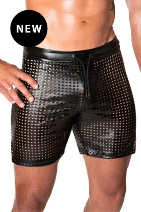 Schwarze Shorts H077 von Noir Handmade Chaos Collection