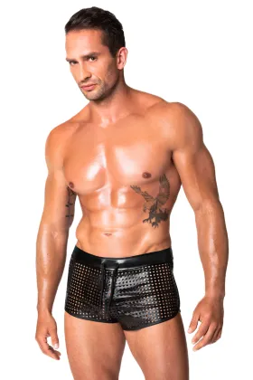 Schwarze Shorts H079 von Noir Handmade Chaos Collection