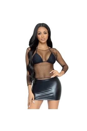 ♥ Fishnet Top - schwarz von Leg Avenue ♥ kaufen | Fesselliebe