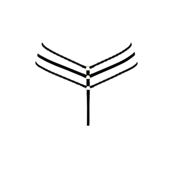 ♥ Schwarzer String ouvert Aretusa von Anais Apparel ♥ kaufen | Fesselliebe