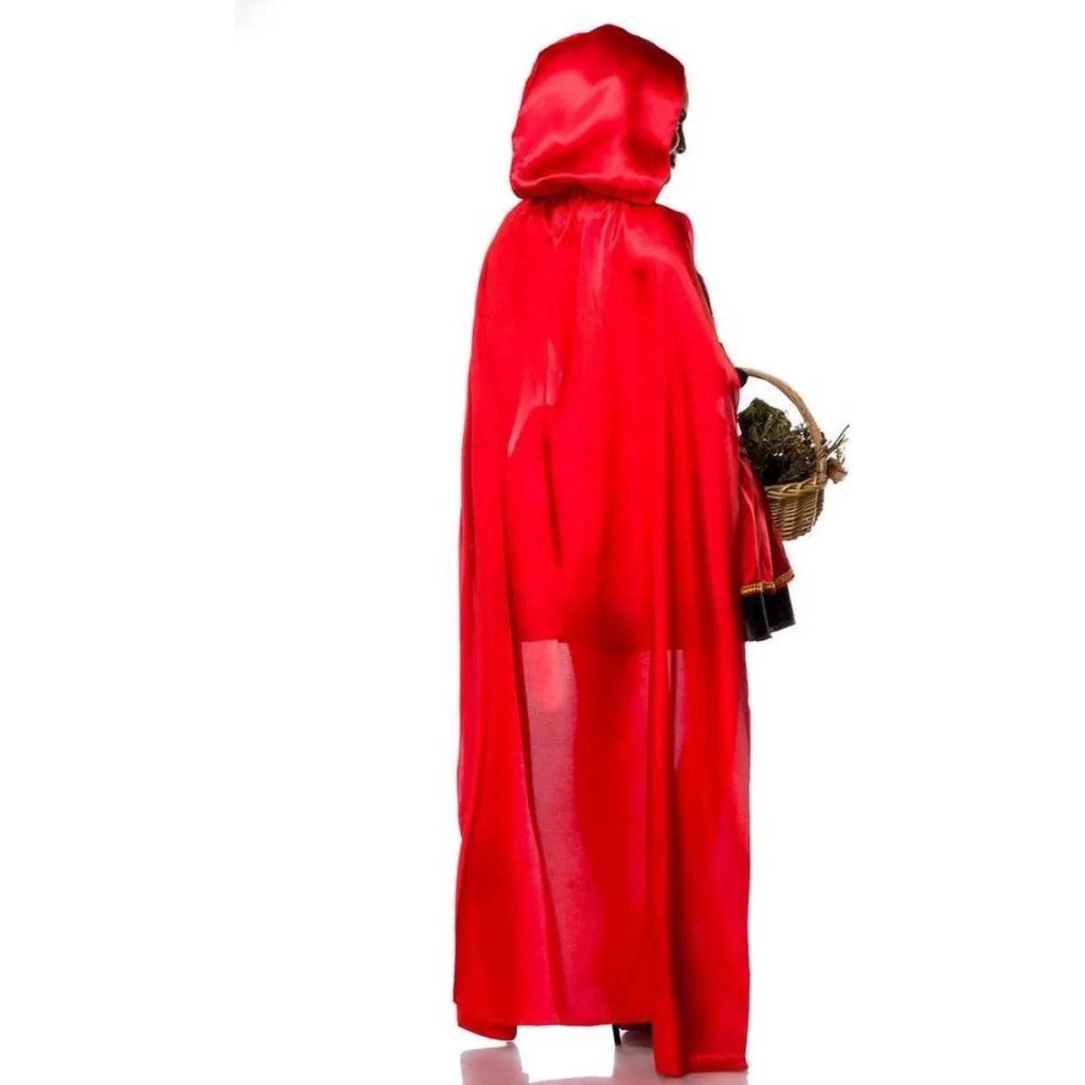 Kostüm Sexy Rotkäppchen Rot/Schwarz | Fesselliebe.de