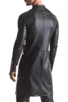 ♥ Herren Mantel Rmmario001 Schwarz von Regnes Fetish Planet ♥