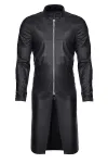 ♥ Herren Mantel Rmmario001 Schwarz von Regnes Fetish Planet ♥