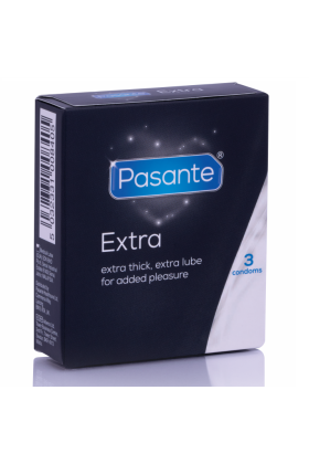 Extra-Kondom Extra Dick 3 Stück von Pasante kaufen | Fesselliebe