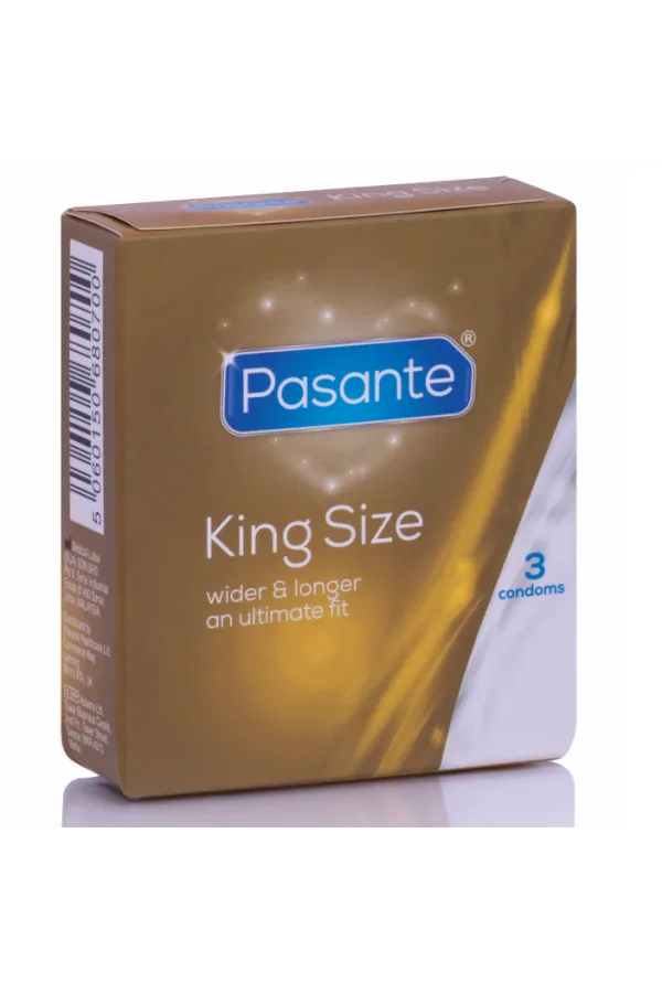 Kondome King Size Lang und Breit 3 Stück von Pasante kaufen - Fesselliebe