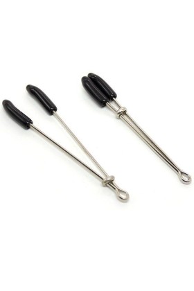 Metallische Nippelklemmen von Ohmama Fetish kaufen | Fesselliebe