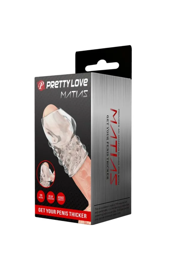 Matias Transparente Penismanschette von Pretty Love Male kaufen - Fesselliebe