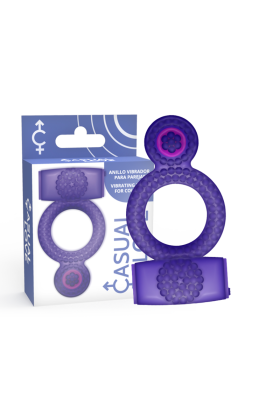 Ring Doppelter Genuss Lila Ring von Casual Love kaufen | Fesselliebe