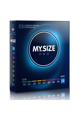 Pro Kondome 72 Mm 3 Stück von My Size Pro kaufen | Fesselliebe