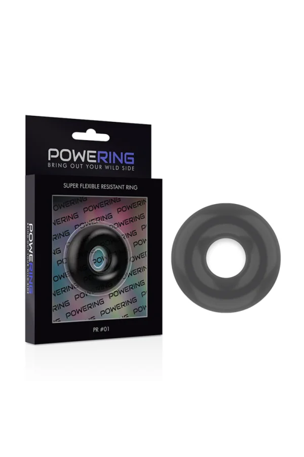 Super Flexibel Beständiger Ring 3.5cm Schwarz von Powering kaufen - Fesselliebe