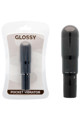 Taschenvibrator Schwarz von Glossy kaufen | Fesselliebe