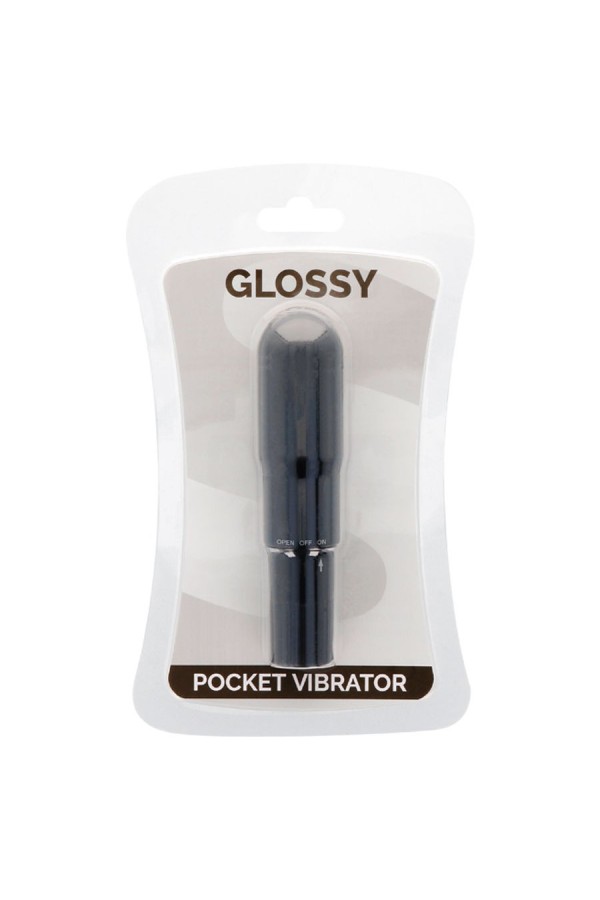 Taschenvibrator Schwarz von Glossy kaufen | Fesselliebe